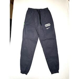 NIKE Oregon Ducks Size Small Black with Logo Men's Unlined Jogger Pants MSRP $75